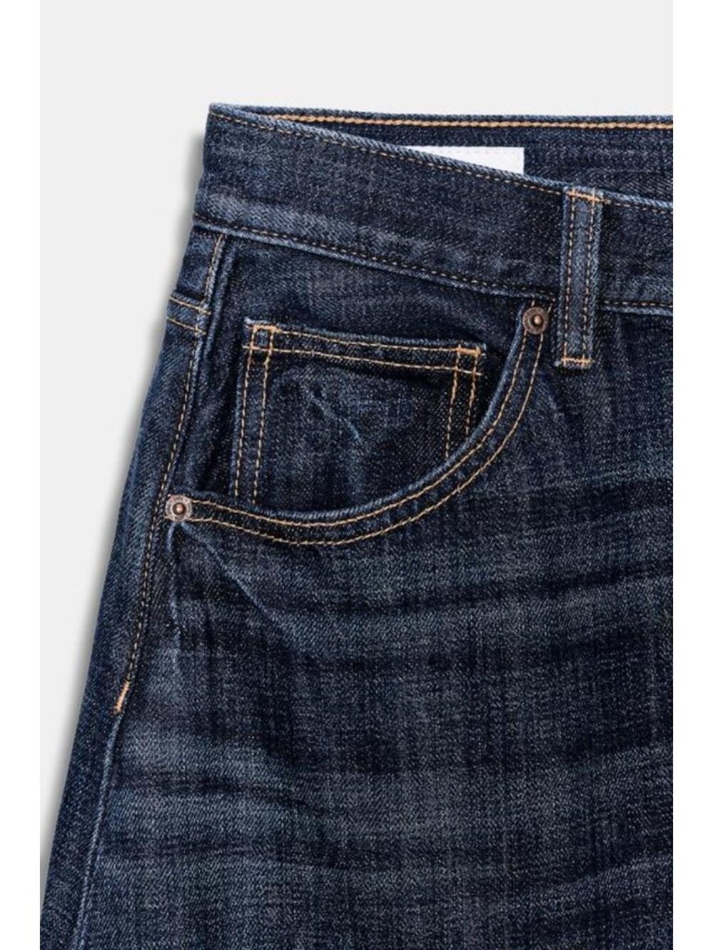 ZARA TRF MID-RISE BARREL FOLDED JEANS - Picture 10 of 10